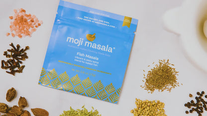 moji masala® Fish Masala – Authentic Indian Spice Blend for Perfectly Spiced Salmon Whitefish and more