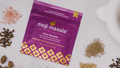 moji masala® Aloo Rasedar Masala – Authentic Indian Potato Curry Spice Blend